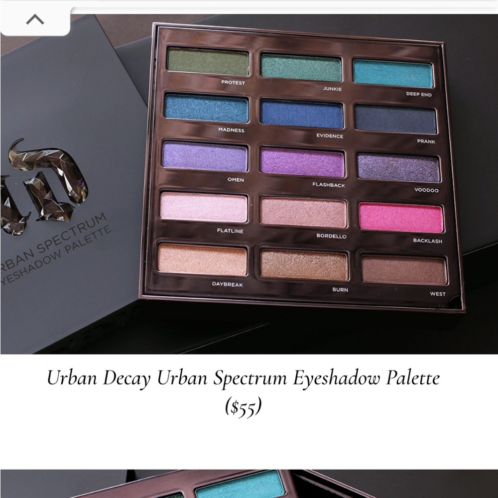 Brand New Urban Decay Full Spectrum Limited Edition Eyeshadow Palette